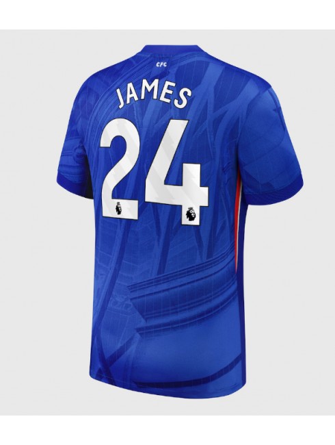 Muži Futbalové oblečenie Chelsea Reece James #24 2025-26 Krátky Rukáv - Domáci Muži Futbalové oblečenie Chelsea Reece James #24 2025-26 Krátky Rukáv - Domáci